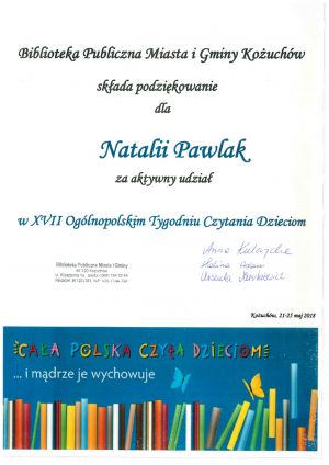 Podziękowanie dla Banku